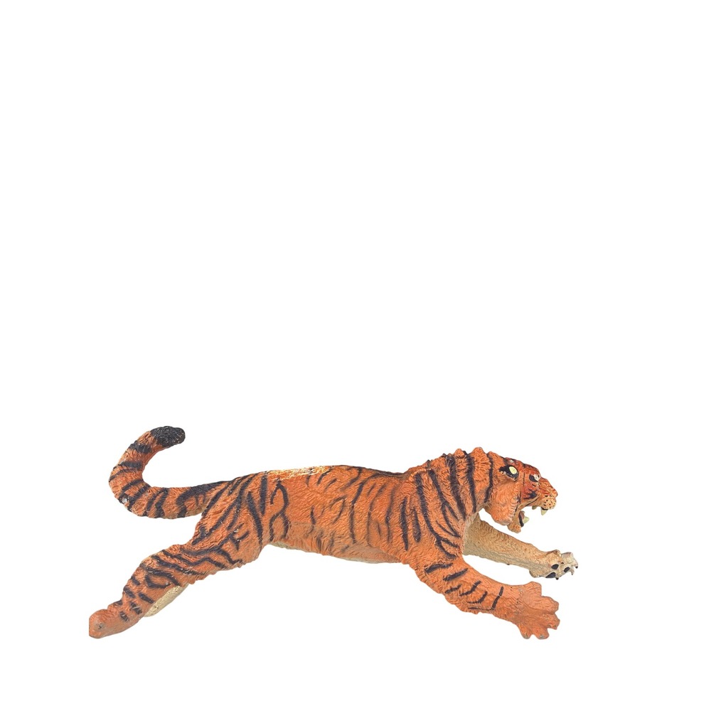 Vintage Safari Ltd Siberian Tiger Vanishing Wild Collection Attack Pose Figure